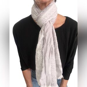 Calvin Klein soft  gray shawl Wrap rayon